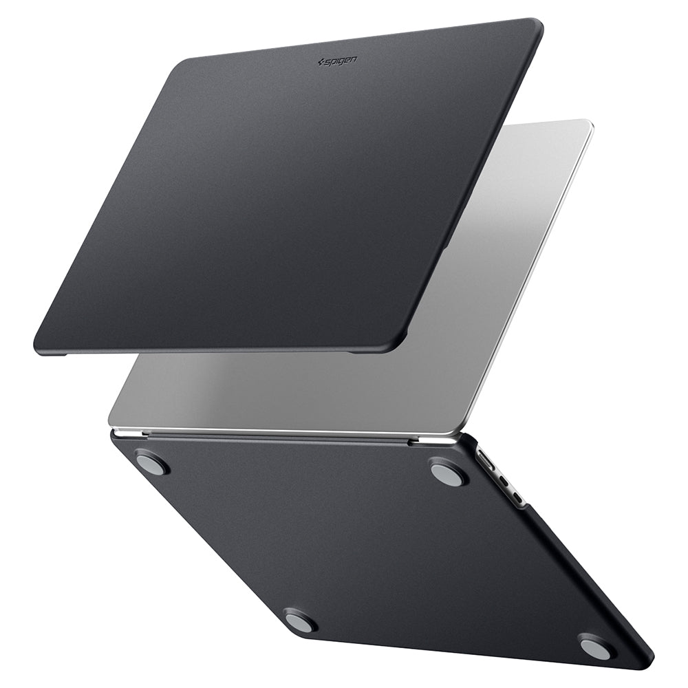 Spigen Nano Pop-etui for Apple MacBook Air 13 tommer (2026) / (2025) / (2024) / (2022), svart ACS11269