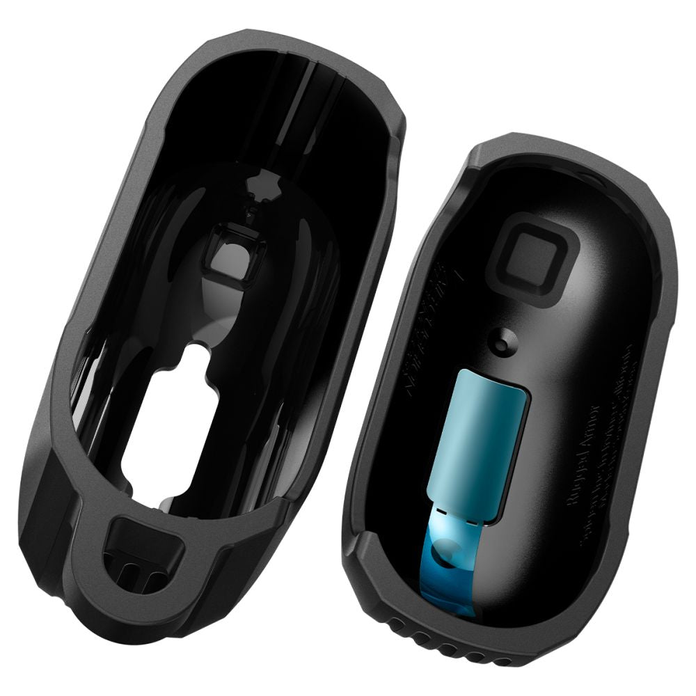 Spigen Rugged Armor deksel for Apple AirPods 4, Matt Svart