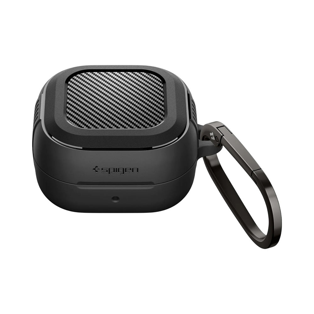 Spigen Rugged Armor deksel for Samsung Galaxy Buds4 / Buds4 Pro, Matt Svart ACS11200