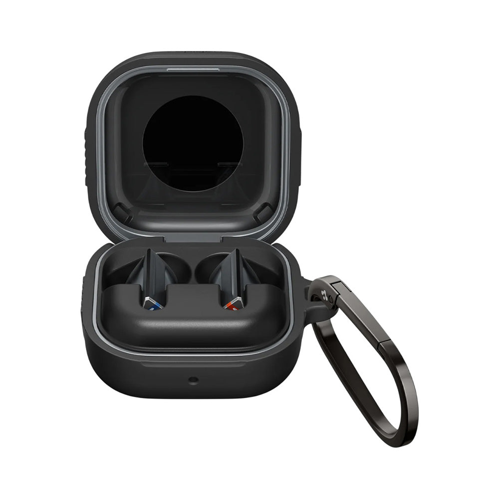 Spigen Rugged Armor deksel for Samsung Galaxy Buds4 / Buds4 Pro, Matt Svart ACS11200