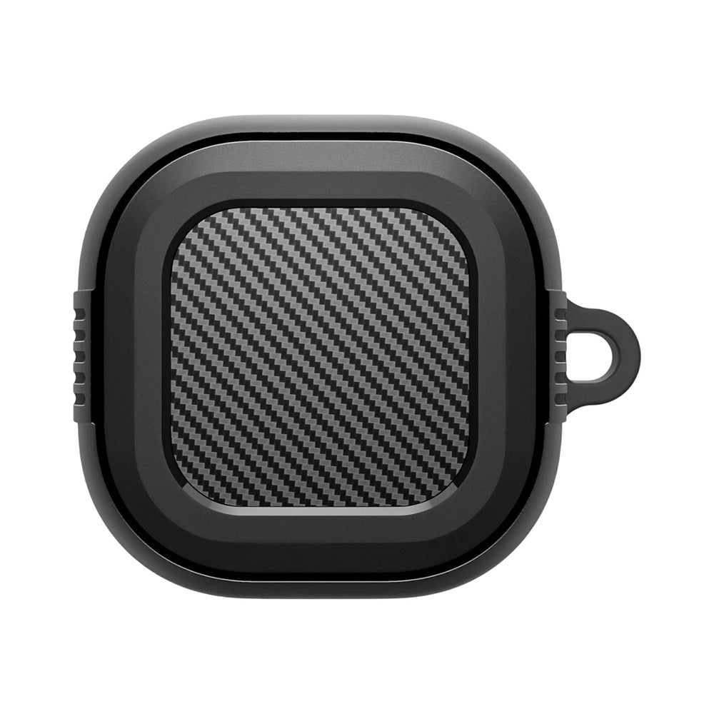 Spigen Rugged Armor deksel for Samsung Galaxy Buds4 / Buds4 Pro, Matt Svart ACS11200
