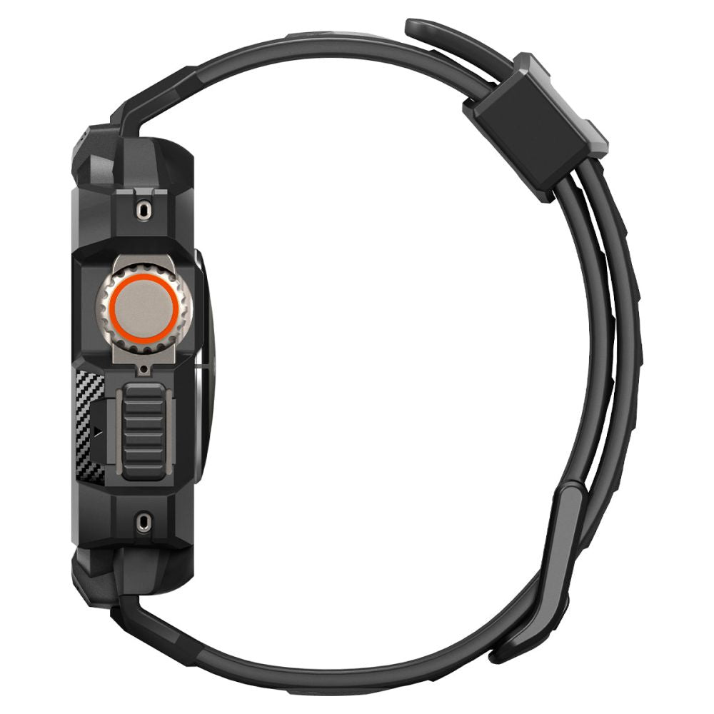 Spigen Rugged Armor Pro deksel for Apple Watch Ultra Series, Svart
