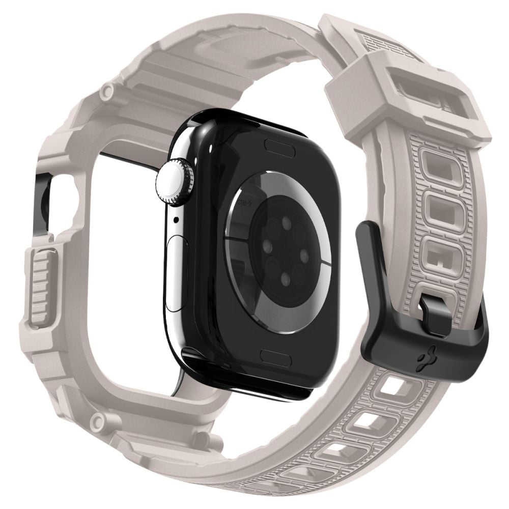 Spigen Rugged Armor Pro V2 deksel for Apple Watch Series 10 / 11 42mm, Beige