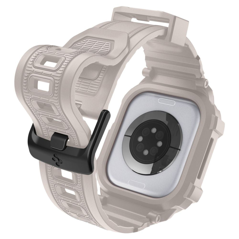 Spigen Rugged Armor Pro V2 deksel for Apple Watch Series 10 / 11 42mm, Beige