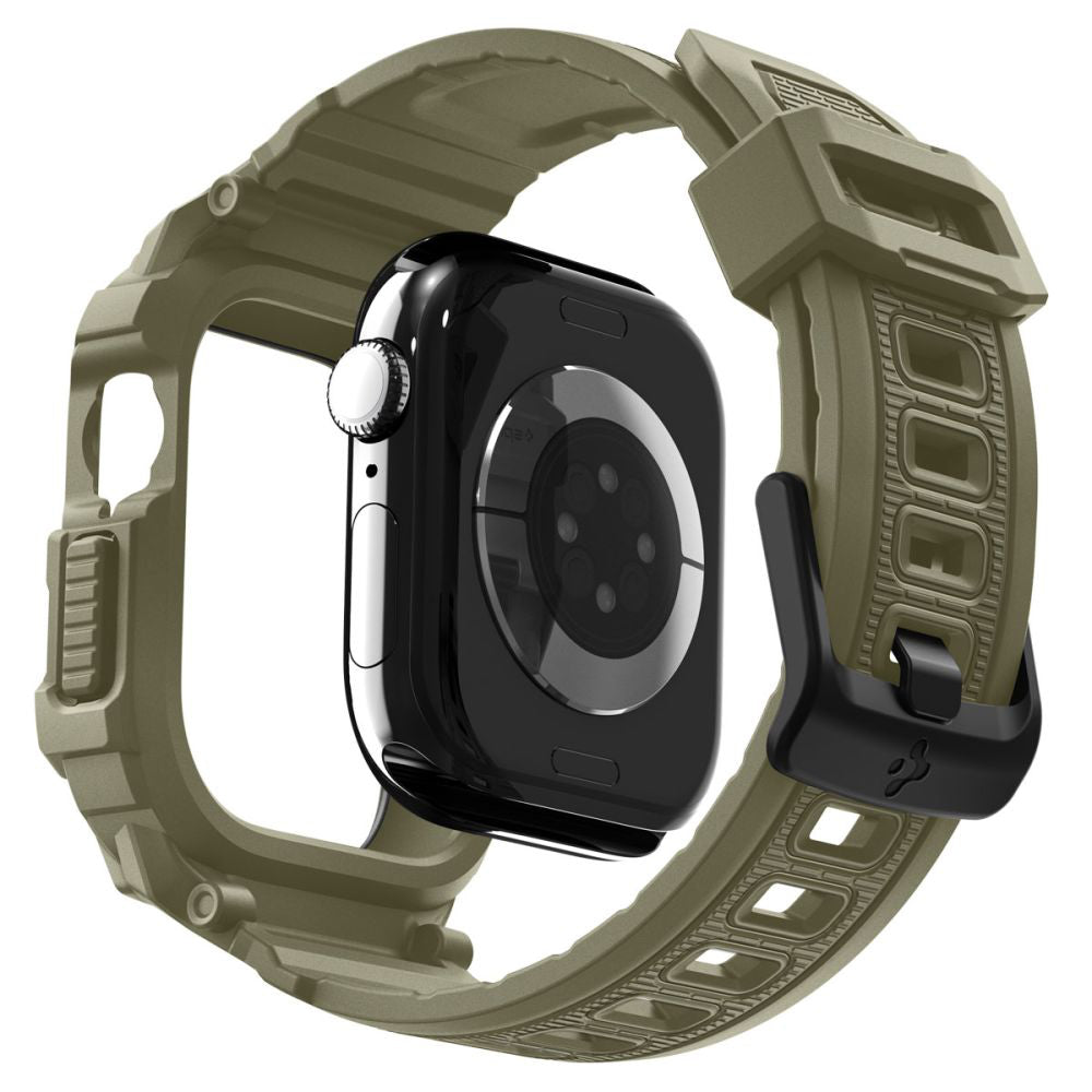 Spigen Rugged Armor Pro V2 deksel for Apple Watch Series 10 / 11 46mm, Khaki