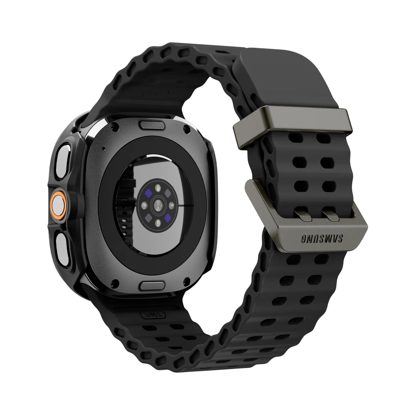 Spigen Thin Fit 360 deksel for Samsung Galaxy Watch Ultra2, svart ACS11609