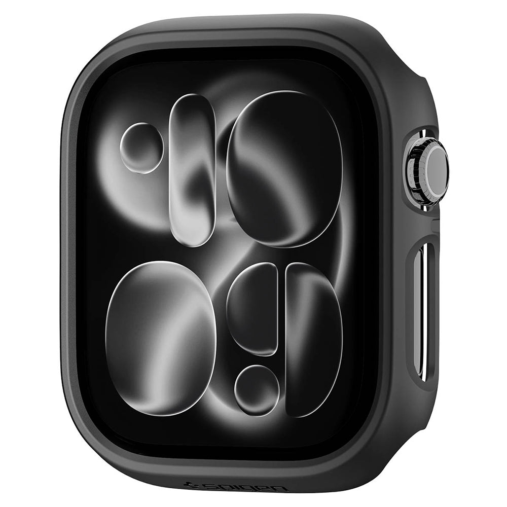 Spigen Thin Fit deksel for Apple Watch 12 42mm, svart ACS11880