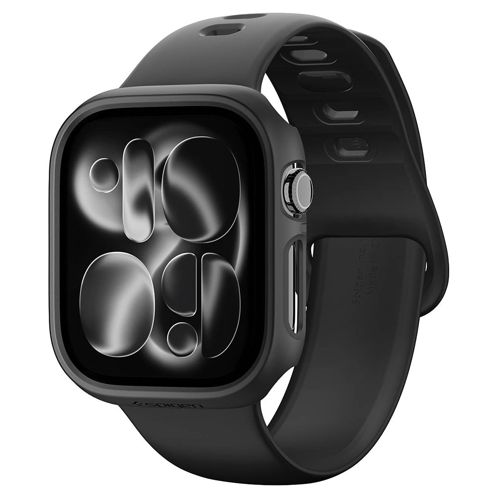 Spigen Thin Fit deksel for Apple Watch 12 46mm, svart ACS11890