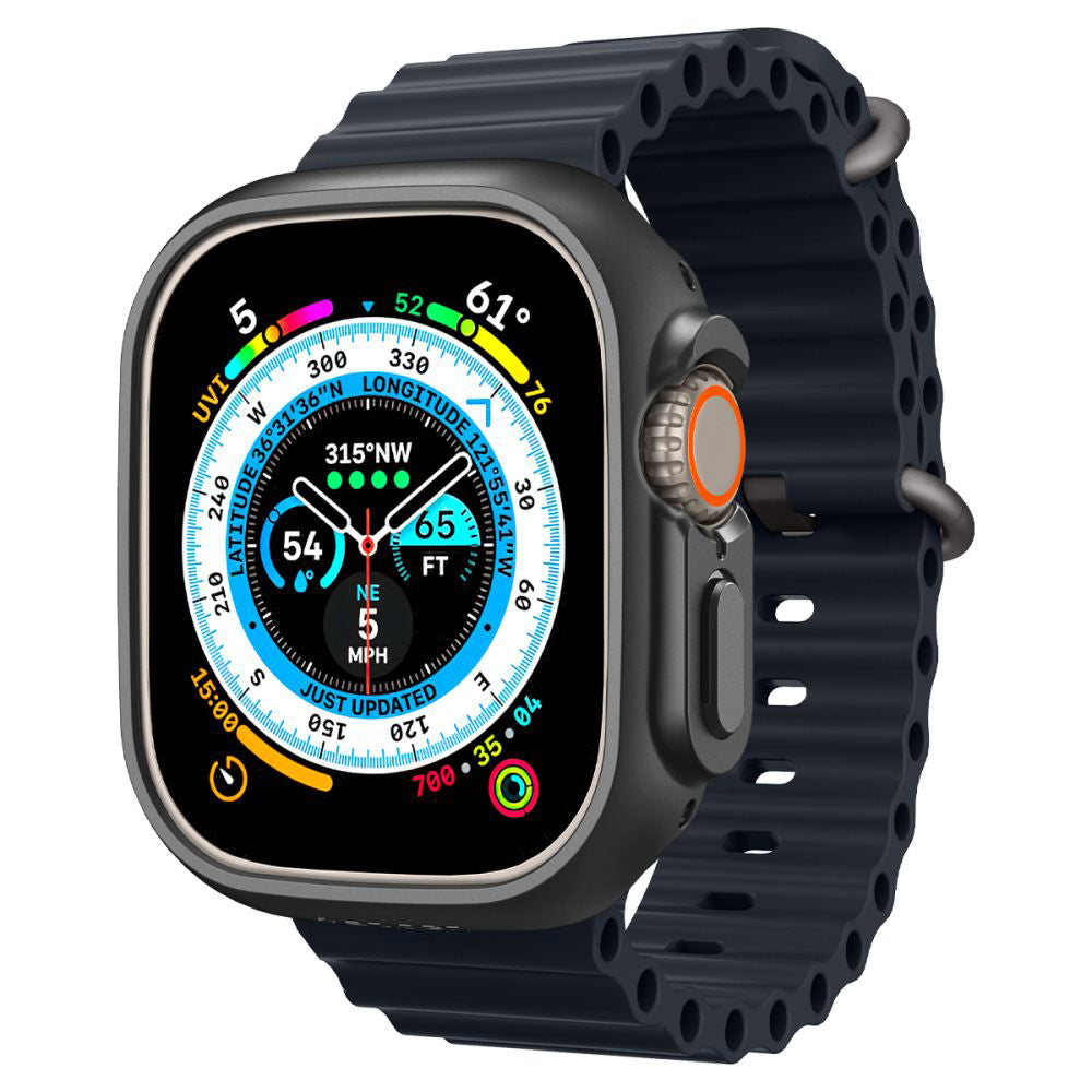 Spigen Thin Fit deksel for Apple Watch Ultra Series, Svart ACS05458