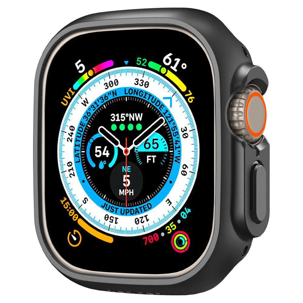 Spigen Thin Fit deksel for Apple Watch Ultra Series, Svart ACS05458