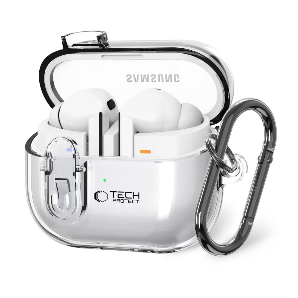 Tech-Protect Flexair deksel for Samsung Galaxy Buds3 FE / Buds3 Pro / Buds3, Gjennomsiktig