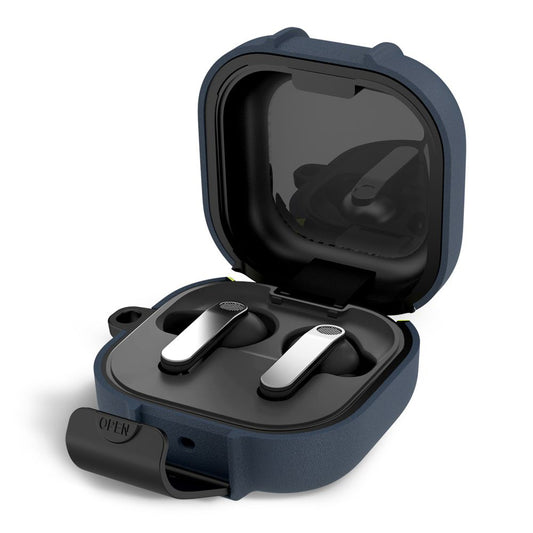 Tech-Protect Slim Hook etui for Samsung Galaxy Buds4 / Buds4 Pro, Marineblå