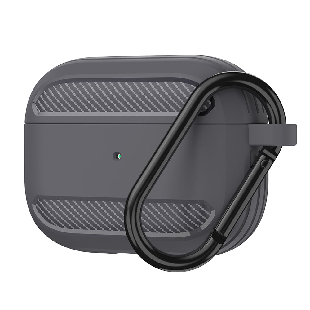 Techsuit Carbon-etui for Apple AirPods 3, Grå