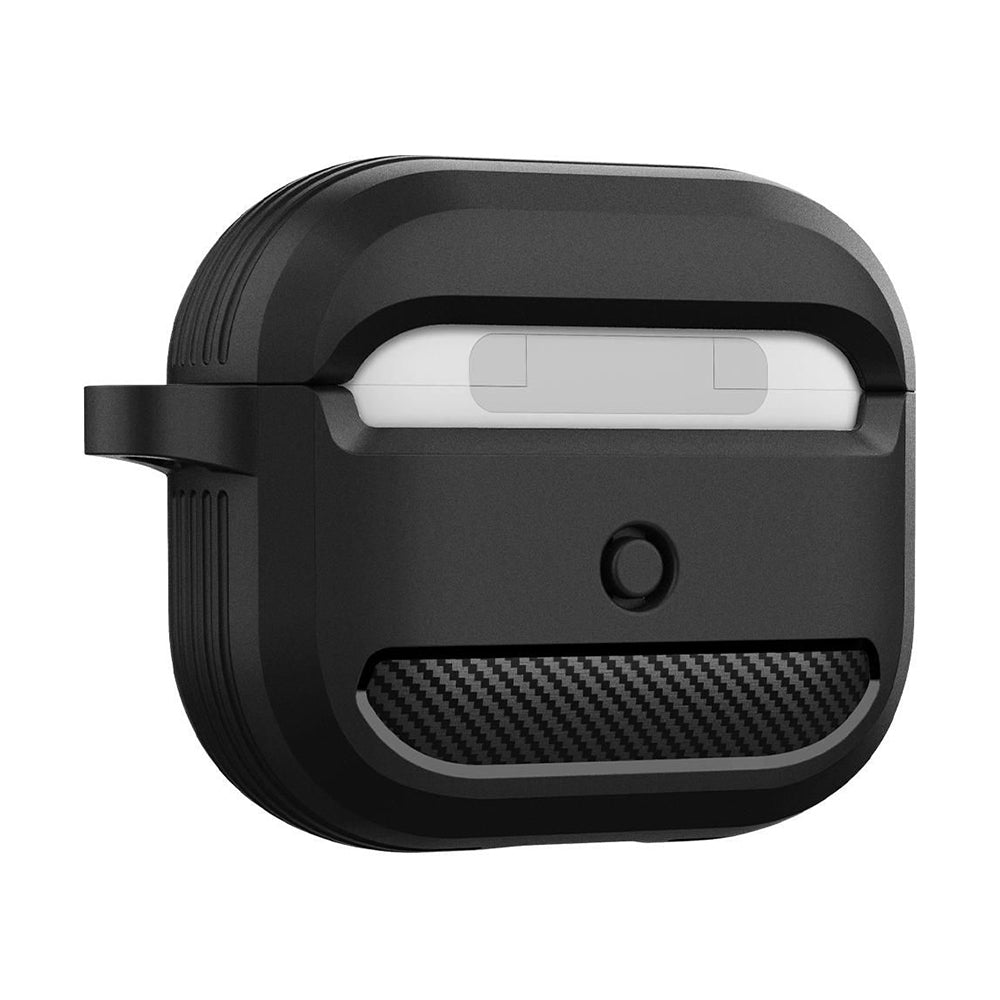Techsuit Carbon-etui for Apple AirPods 3, Grå