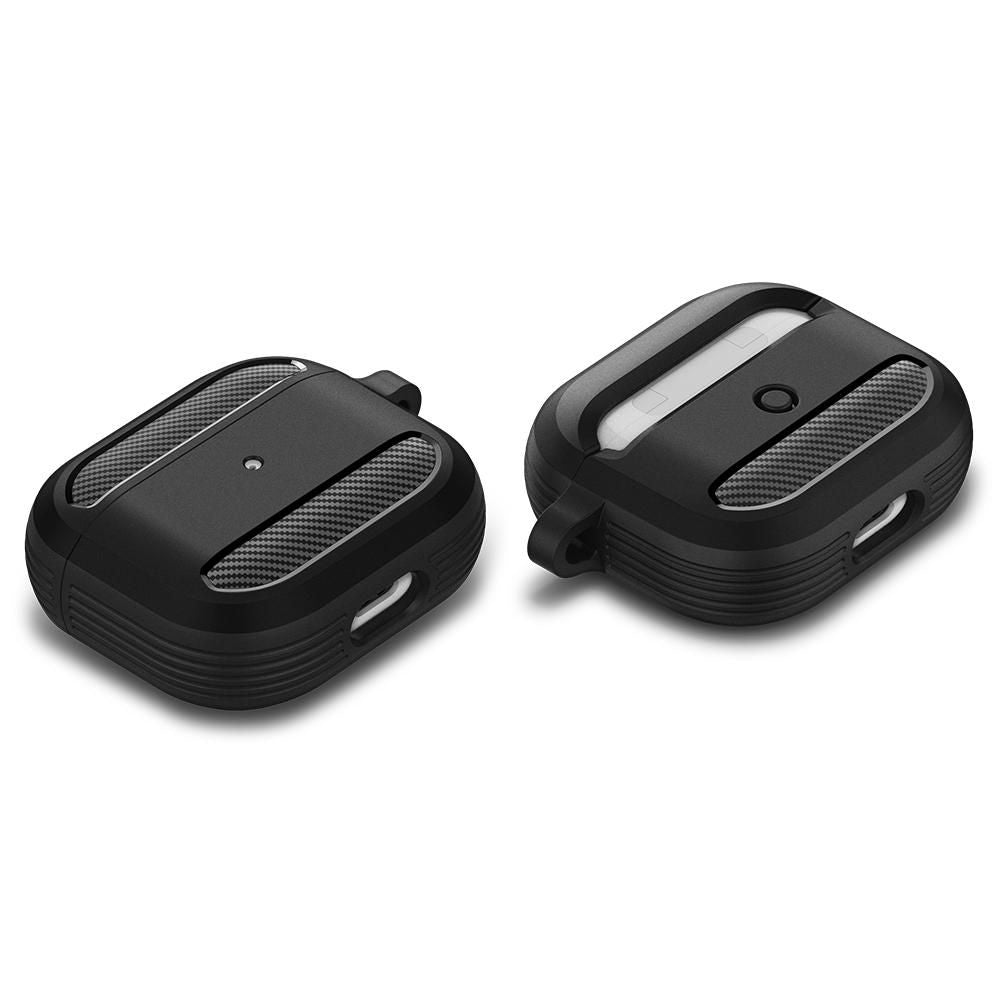 Techsuit Carbon-etui for Apple AirPods 3, Grå