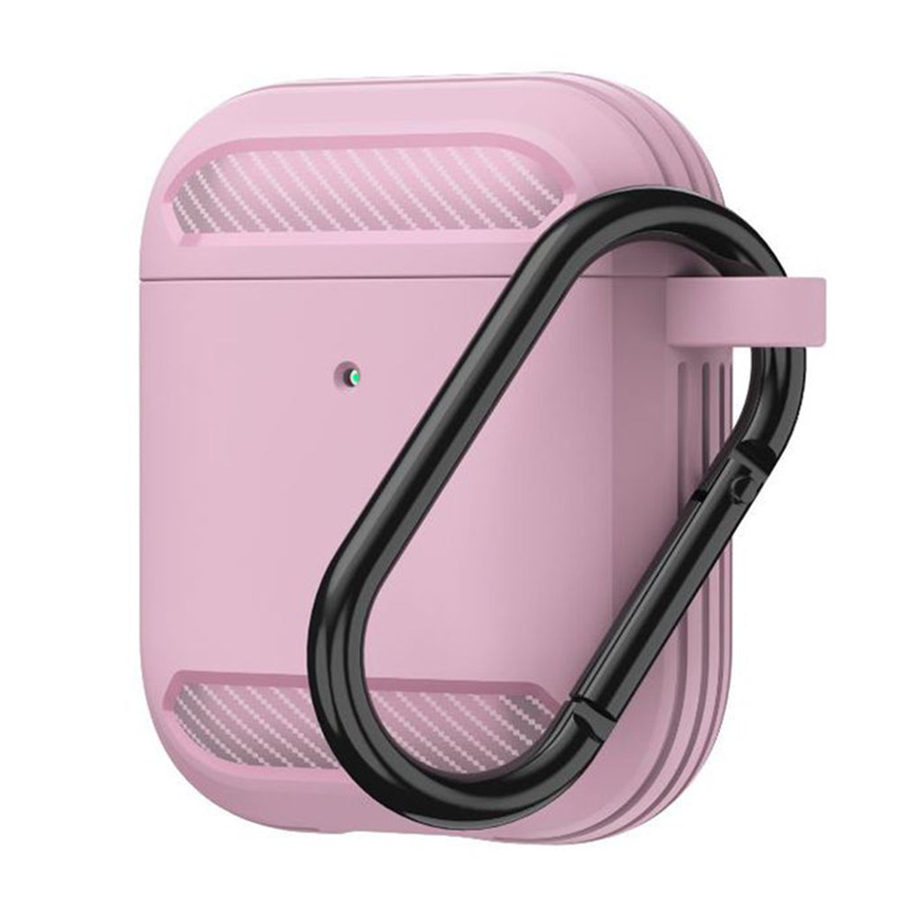 Techsuit Carbon-etui for Apple AirPods Gen 2 / Gen 1, Rosa