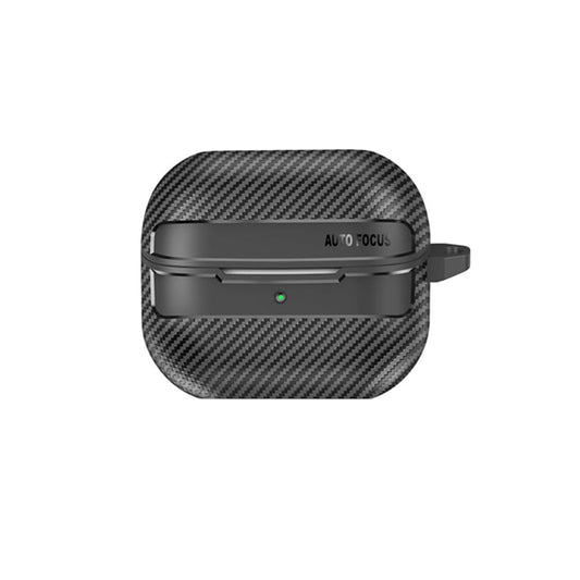 Techsuit CarbonFiber-etui for Samsung Galaxy Buds3 FE / Buds3 Pro / Buds3, svart