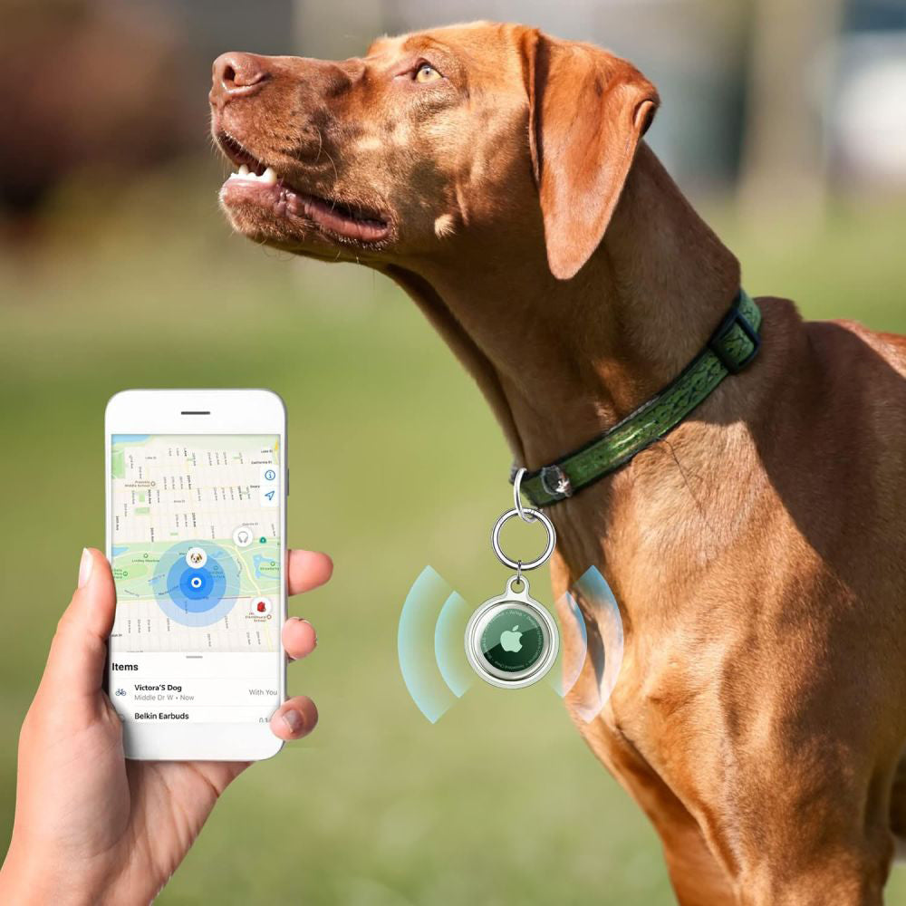 Techsuit CT15 deksel for Apple AirTag, gjennomsiktig