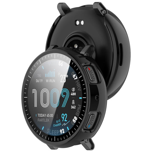 Techsuit Defense360 Pro deksel for Amazfit Active Max, Svart