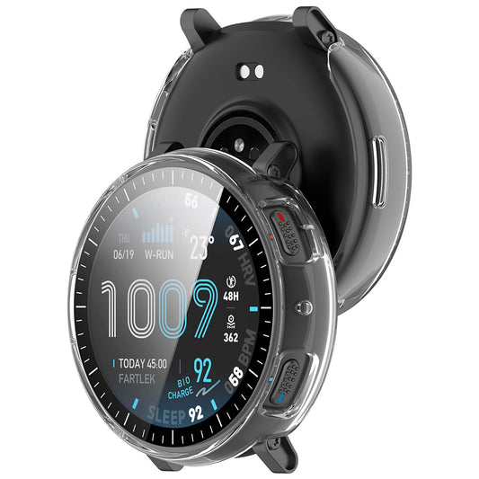 Techsuit Defense360 Pro deksel for Amazfit Active Max, Gjennomsiktig
