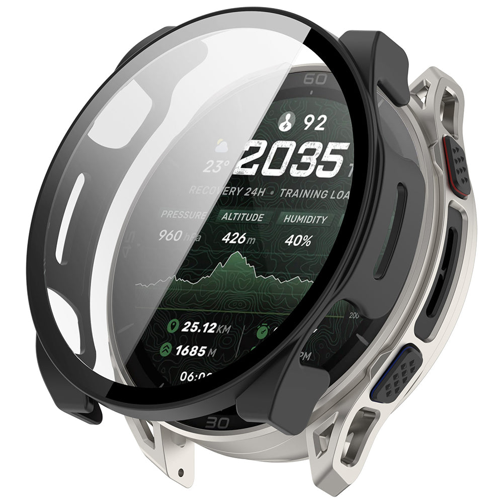 Techsuit Defense360 Pro deksel for Amazfit Cheetah 2 Ultra, svart