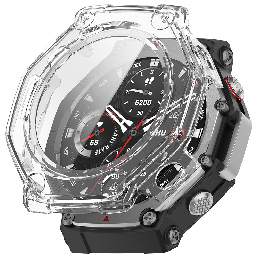 Techsuit Defense360 Pro deksel for Amazfit T-Rex 3, Gjennomsiktig