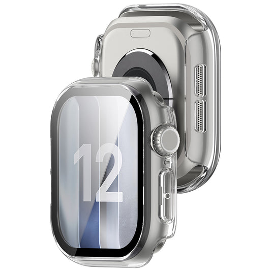 Techsuit Defense360 Pro deksel for Apple Watch 12 46mm, Transparent