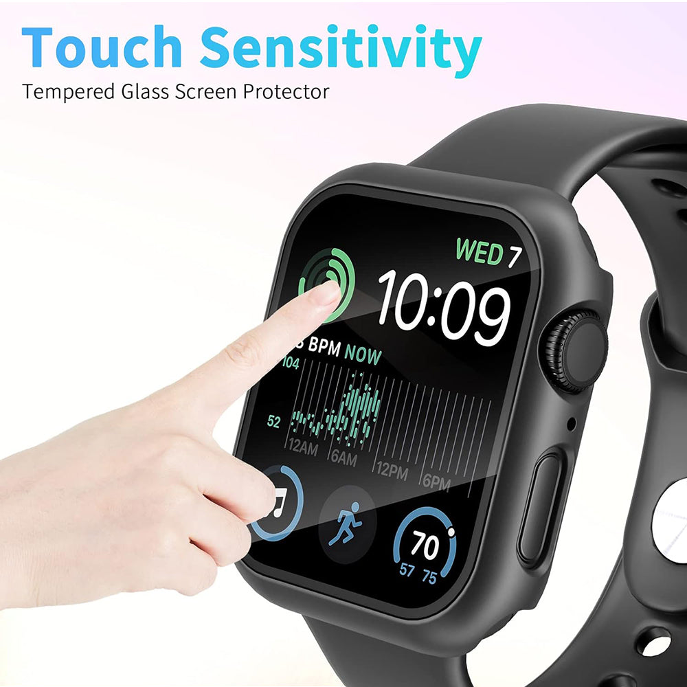 Techsuit Defense360 Pro deksel for Apple Watch 40mm Series, svart