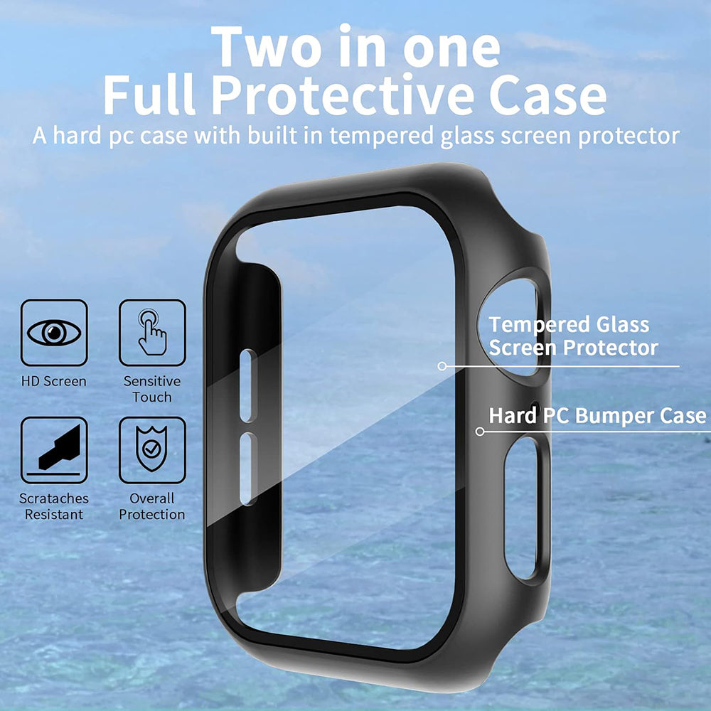 Techsuit Defense360 Pro deksel for Apple Watch 40mm Series, svart