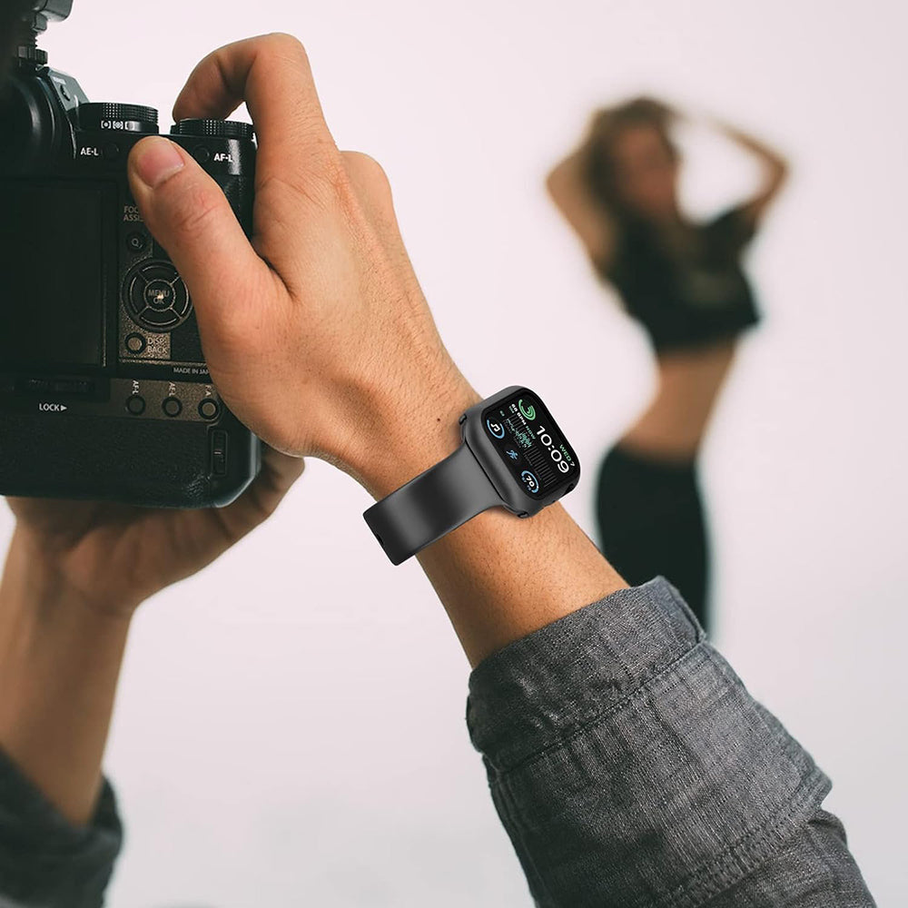 Techsuit Defense360 Pro deksel for Apple Watch 40mm Series, svart