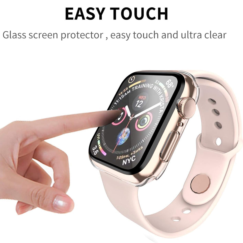 Techsuit Defense360 Pro deksel for Apple Watch 42mm Series, Transparent