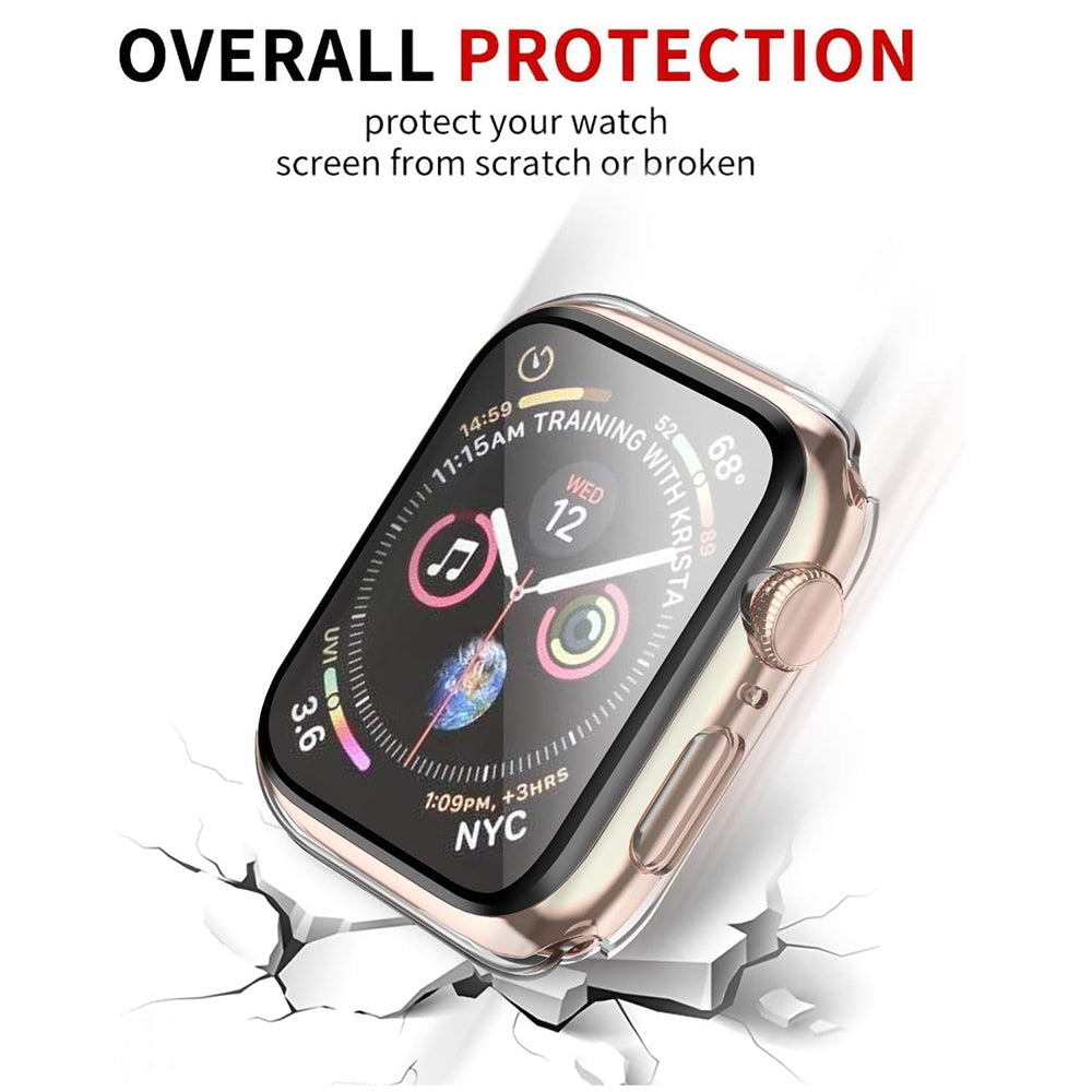 Techsuit Defense360 Pro deksel for Apple Watch 42mm Series, Transparent