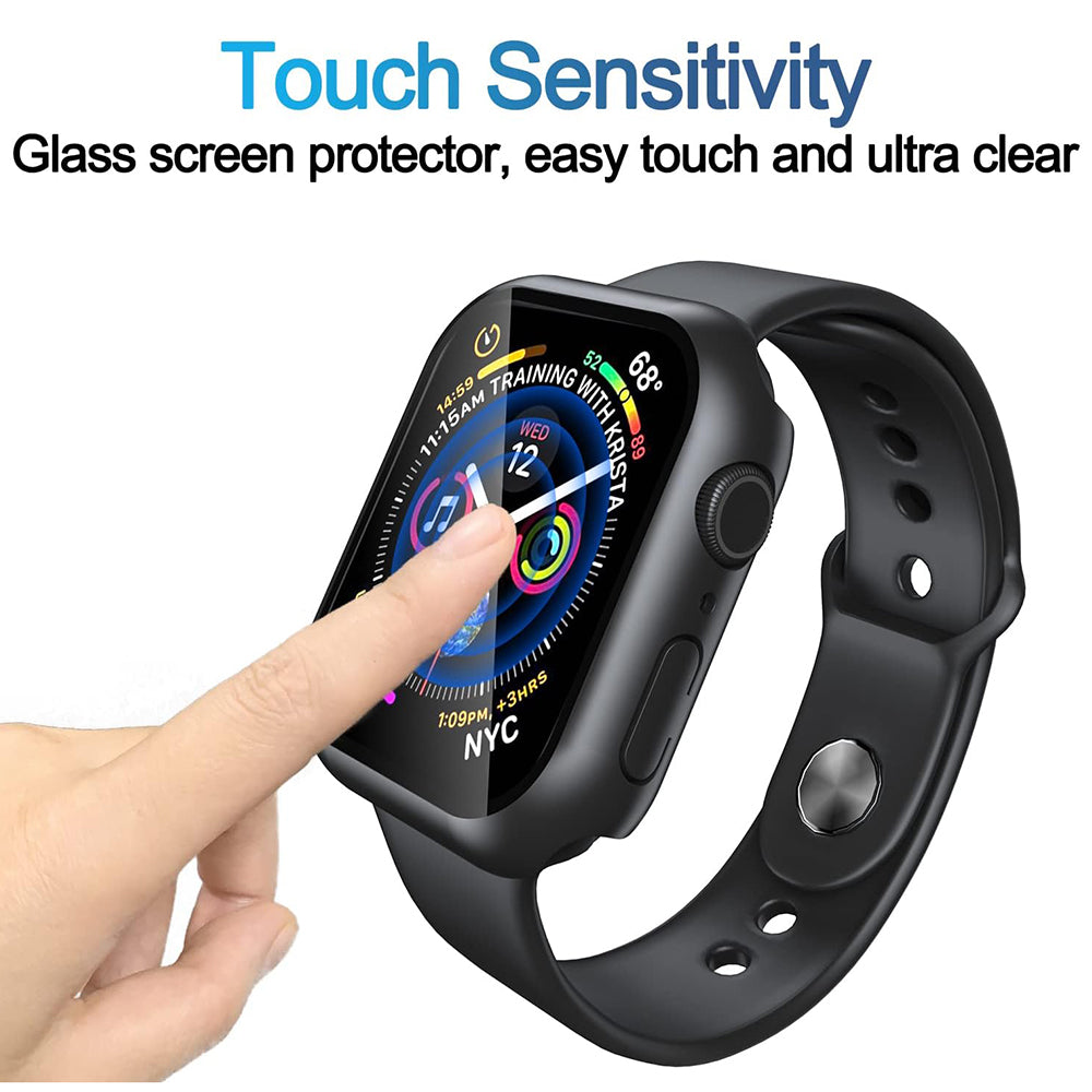 Techsuit Defense360 Pro deksel for Apple Watch 7 45mm Series, svart