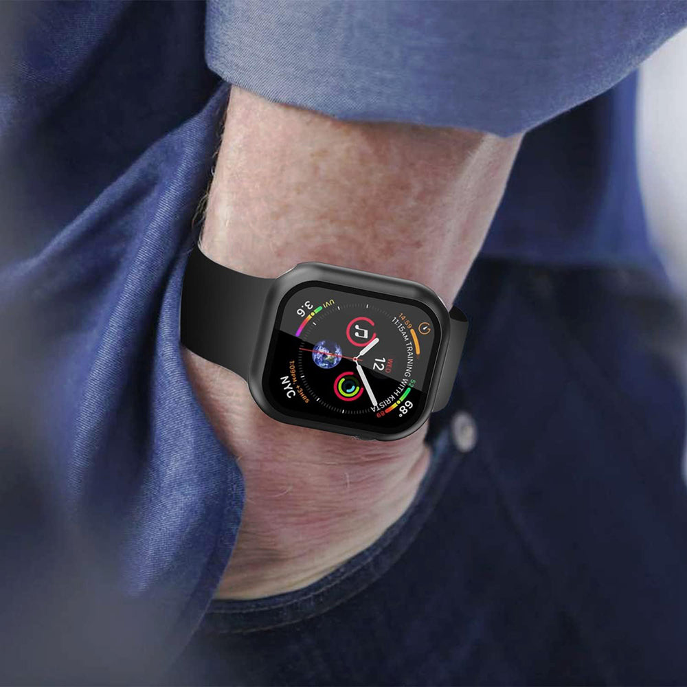 Techsuit Defense360 Pro deksel for Apple Watch 7 45mm Series, svart