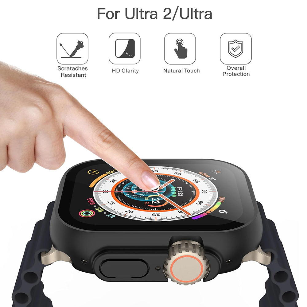Techsuit Defense360 Pro deksel for Apple Watch Ultra Series, svart