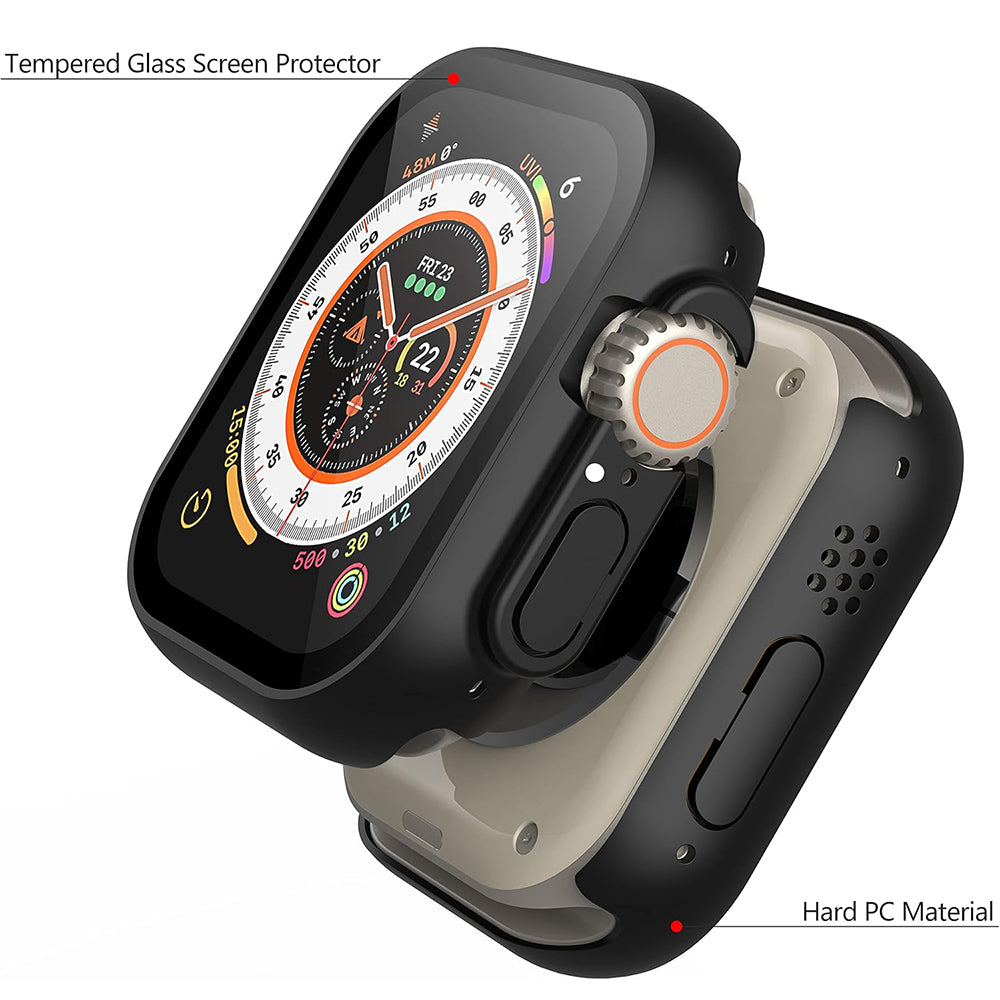 Techsuit Defense360 Pro deksel for Apple Watch Ultra Series, svart