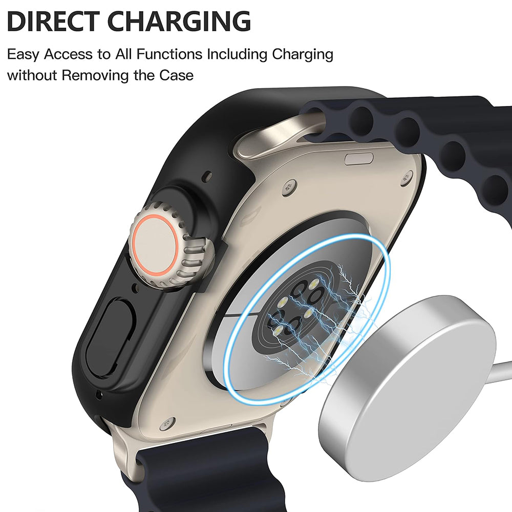 Techsuit Defense360 Pro deksel for Apple Watch Ultra Series, svart