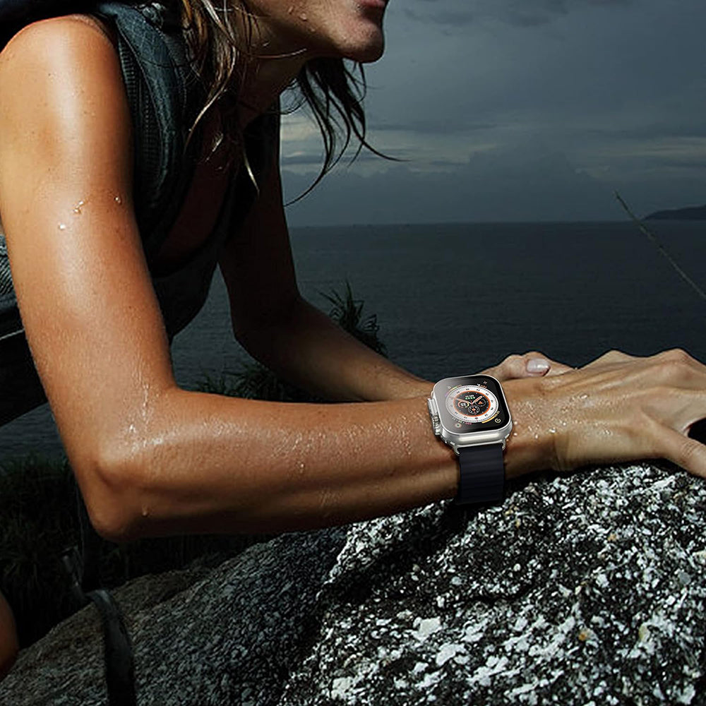 Techsuit Defense360 Pro deksel for Apple Watch Ultra Series, svart