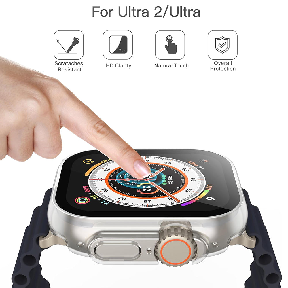 Techsuit Defense360 Pro deksel for Apple Watch Ultra Series, gjennomsiktig