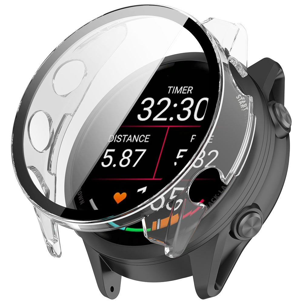 Techsuit Defense360 Pro deksel for Garmin Forerunner 170 / 70, Transparent