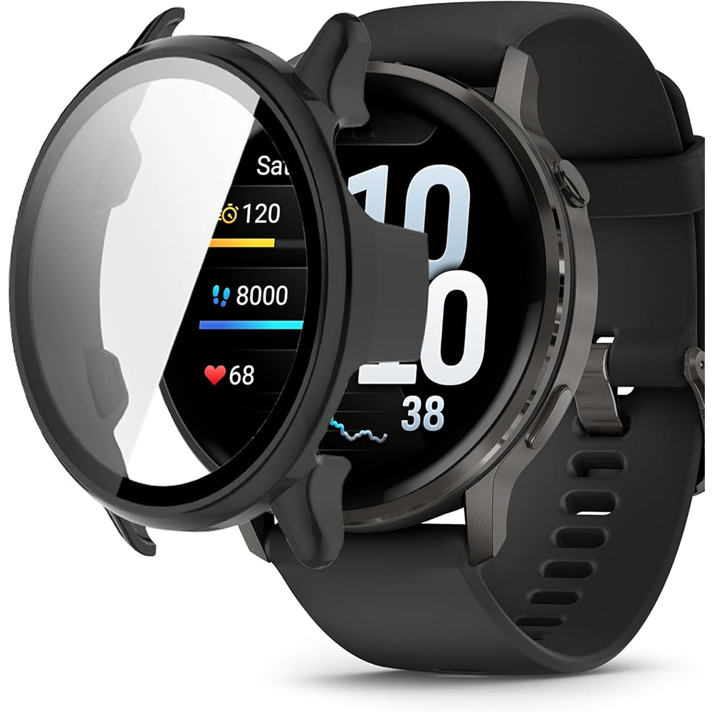 Techsuit Defense360 Pro deksel for Garmin Venu 4 41mm, Svart