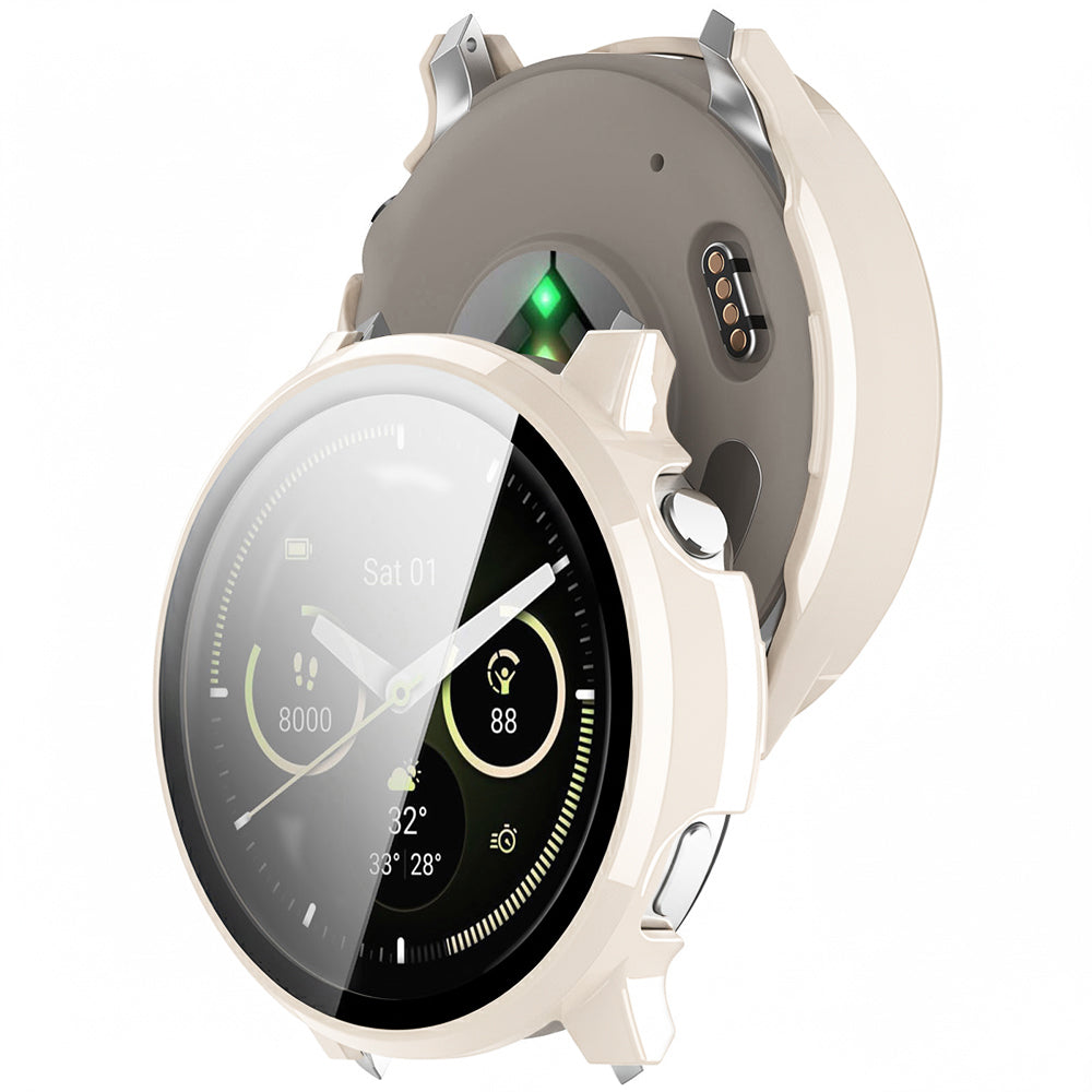 Techsuit Defense360 Pro deksel for Garmin Venu 4 45mm, Beige