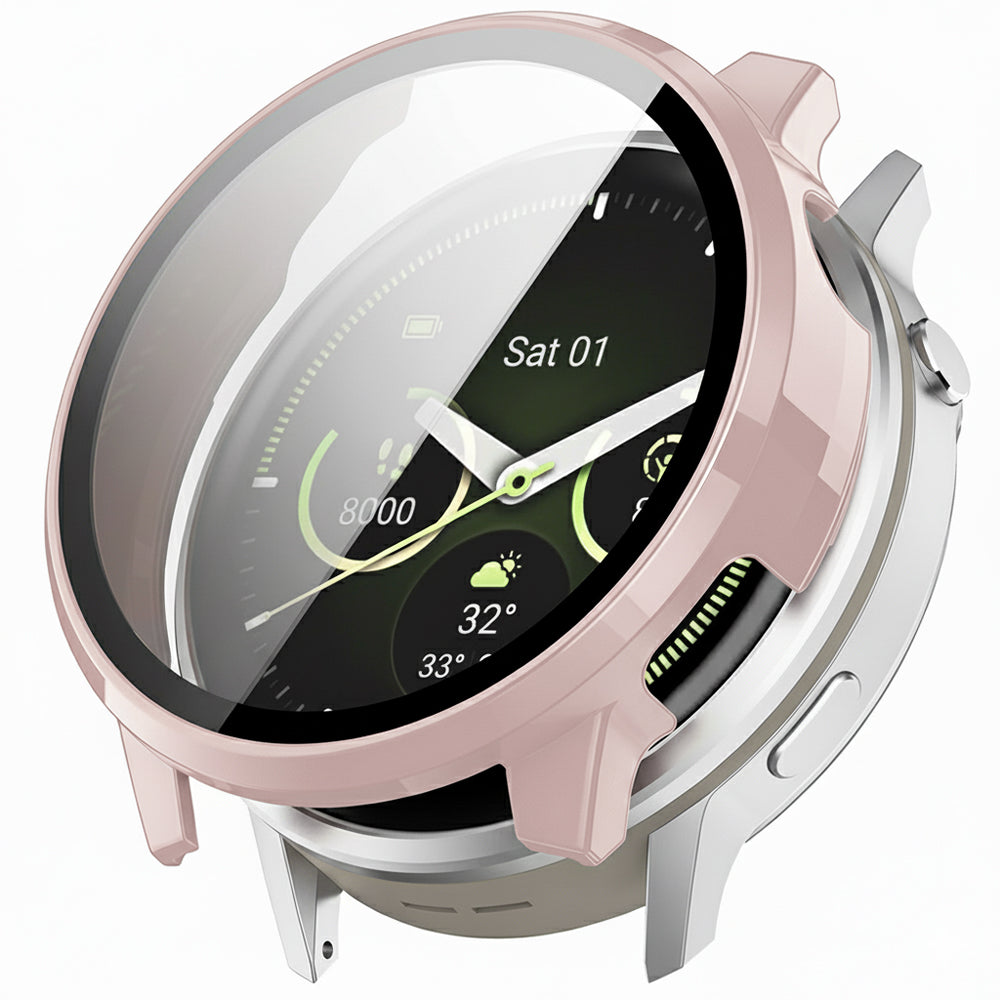 Techsuit Defense360 Pro deksel for Garmin Venu 4 45mm, Rosa