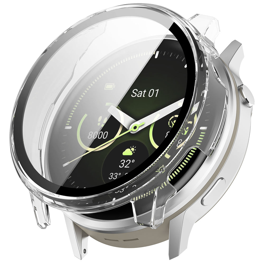 Techsuit Defense360 Pro deksel for Garmin Venu 4 45mm, Gjennomsiktig