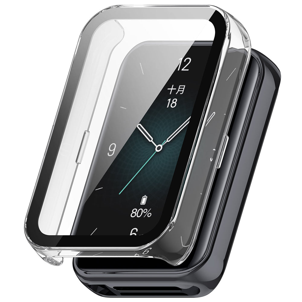 Techsuit Defense360 Pro deksel for Honor Band 10 / Band 9, Gjennomsiktig