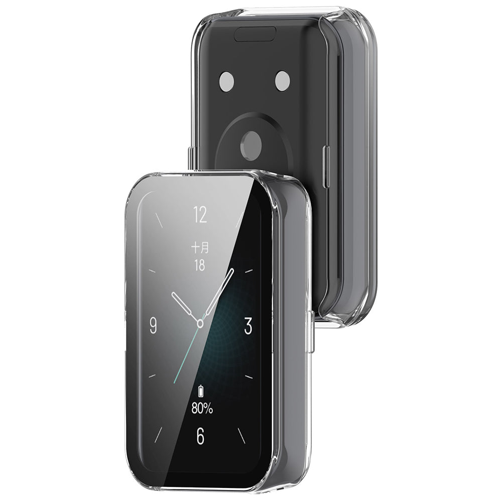 Techsuit Defense360 Pro deksel for Honor Band 10 / Band 9, Gjennomsiktig