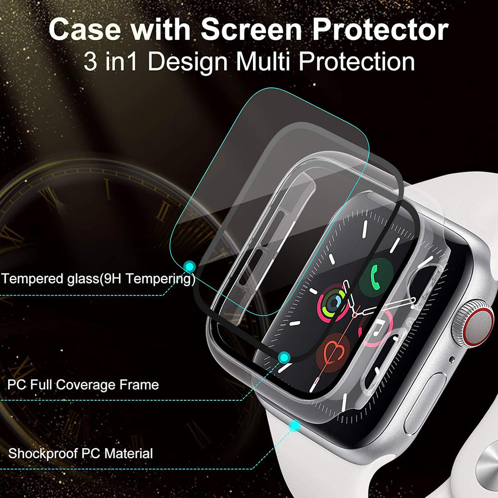Techsuit Defense360 Pro deksel for Honor Watch 4, Transparent