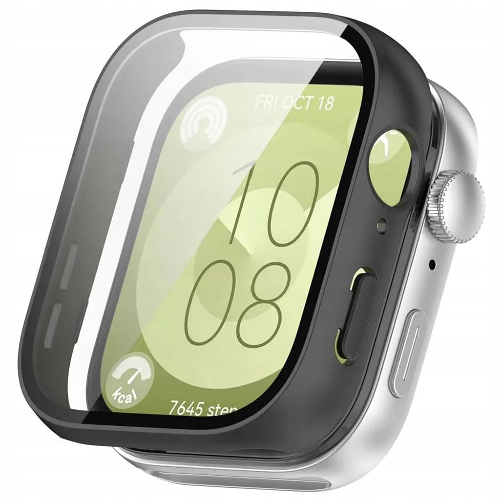 Techsuit Defense360 Pro deksel for Huawei Watch Fit 3, svart
