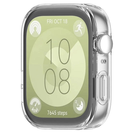 Techsuit Defense360 Pro deksel for Huawei Watch Fit 3, Transparent