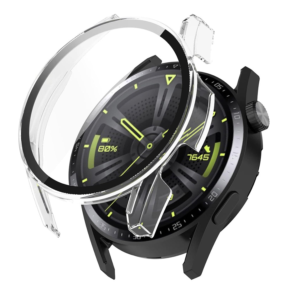 Techsuit Defense360 Pro deksel for Huawei Watch GT 3 46mm, Transparent